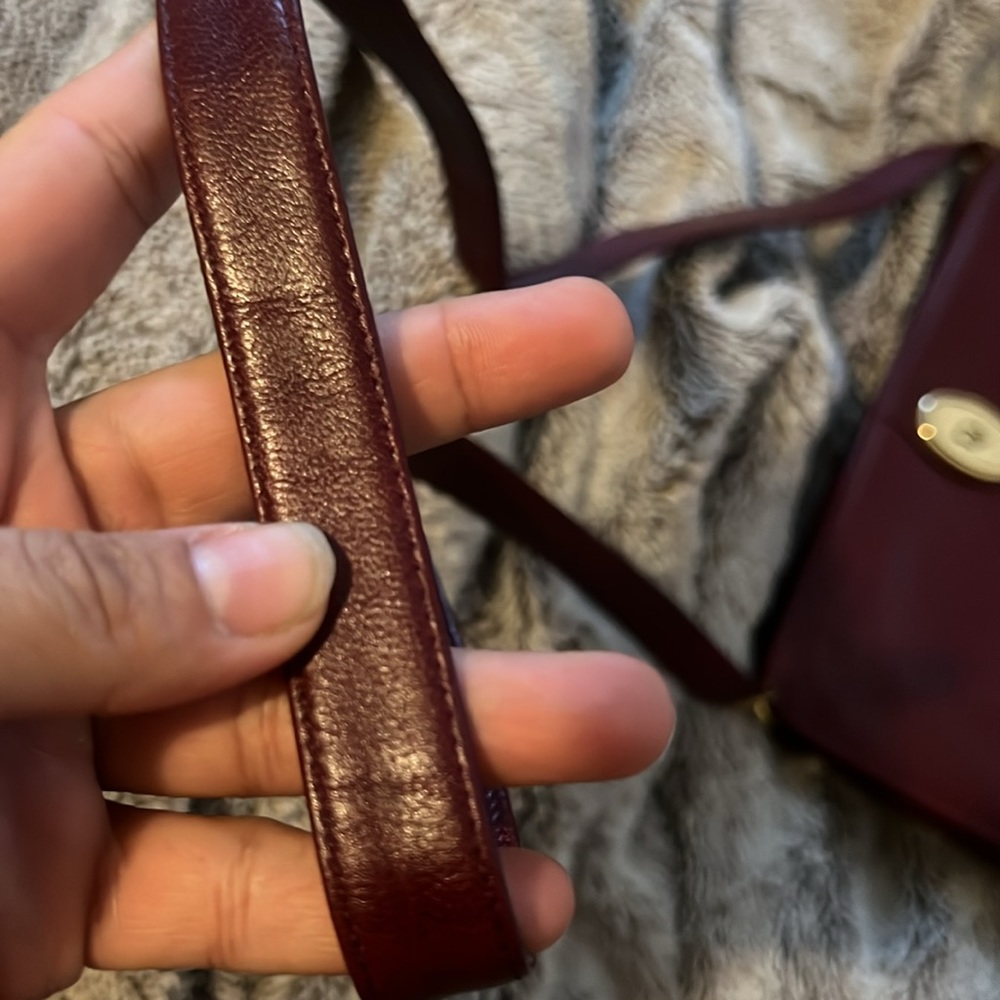 Dior vintage dark maroon cross body bag - Picture 6 of 13